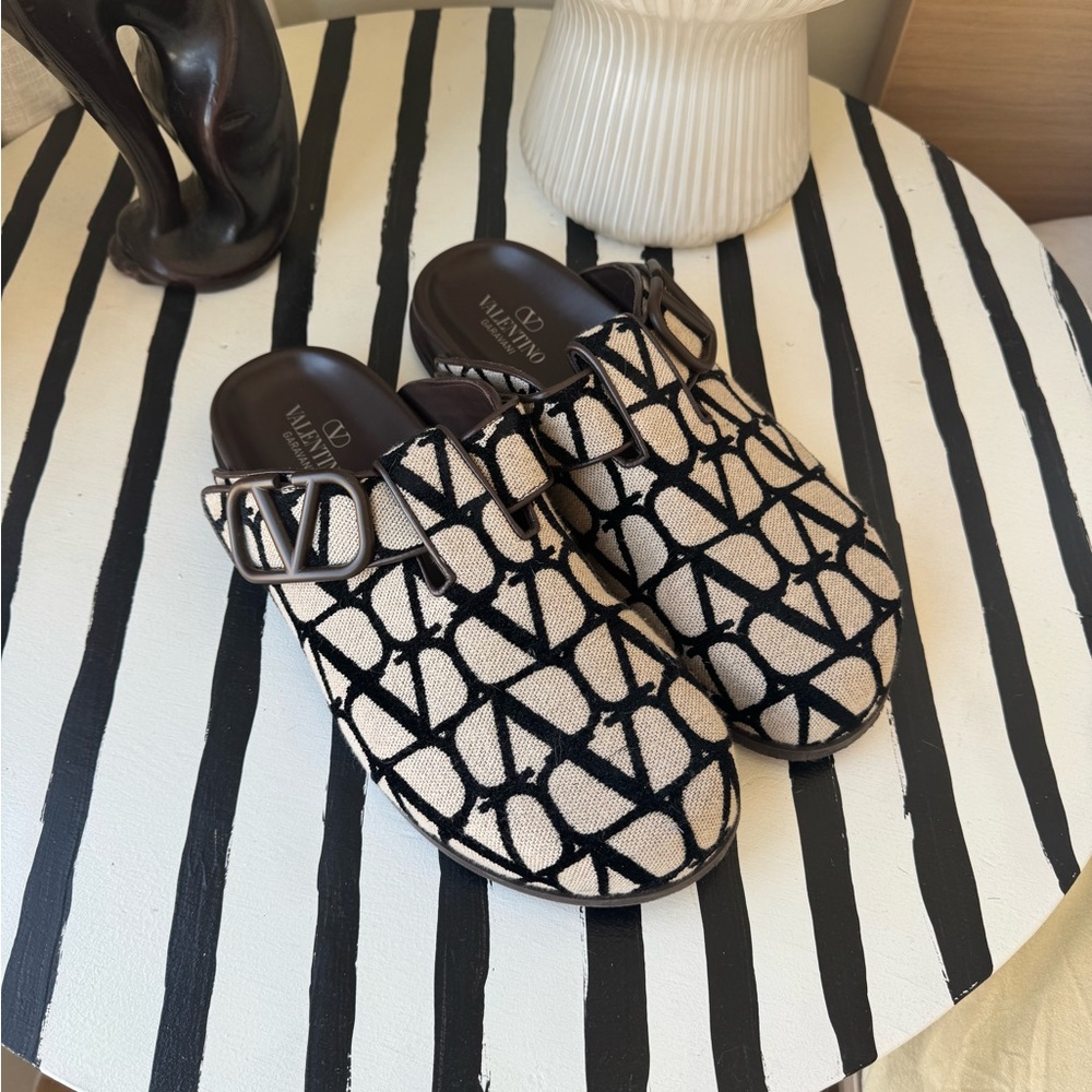 Valentino slip on mule